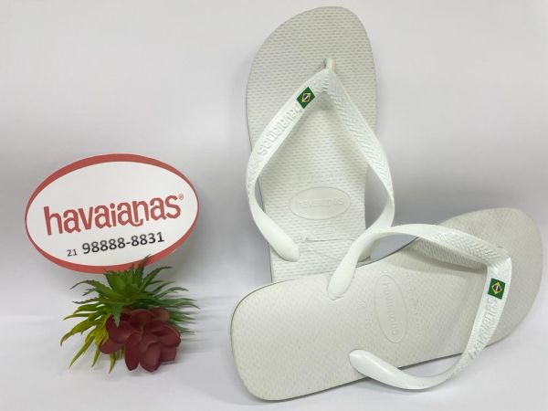 Havaianas - Branca Brasil